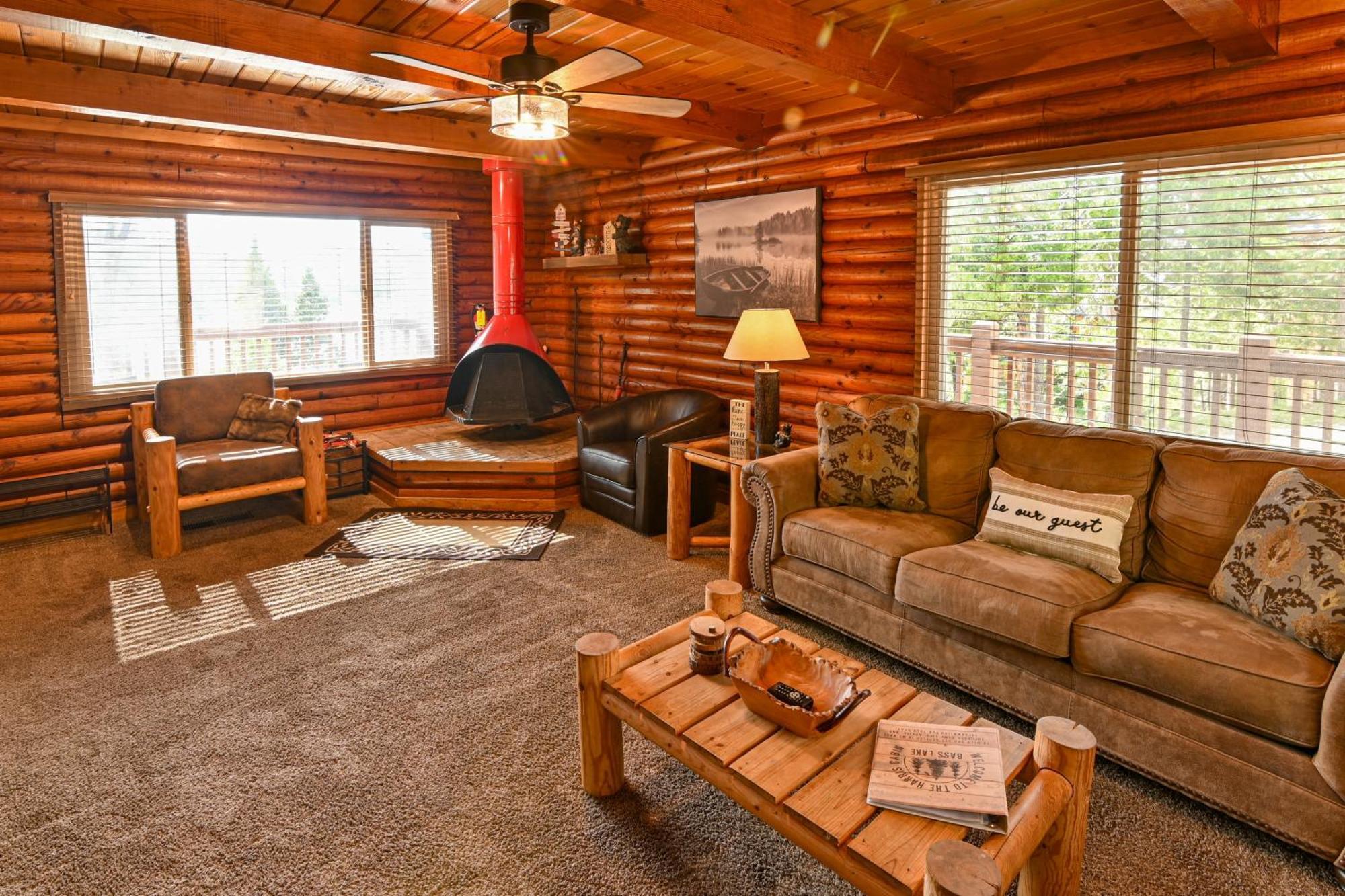 Harris Lakeview Cabin Bass Lake Buitenkant foto
